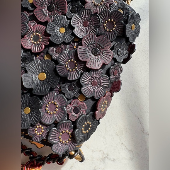 Coach 1941 Dinky Saddle Bag Tea Rose NEW - Picture 11 of 16